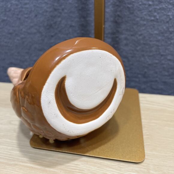 Ceramic Owl Brown Candle Tealight Holders Decorative - Picture 5 of 8